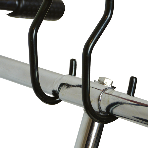 2 x Deckenhaken fürs Rad, E-Bike, Radaufhängung, Fahrradhaken, gummiert